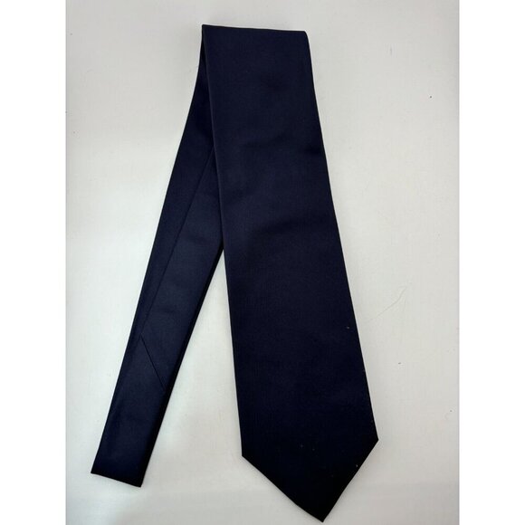 VTG ASSORTED LOT OF 3 -Blue Silk Ties Made in Italy - Jungle, Solid & Textured - Picture 9 of 11